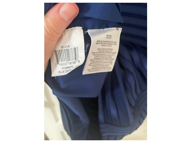 Kleid von Bcbg Max Azria in Navy Blau aus Polyester Marineblau - Ansicht 8