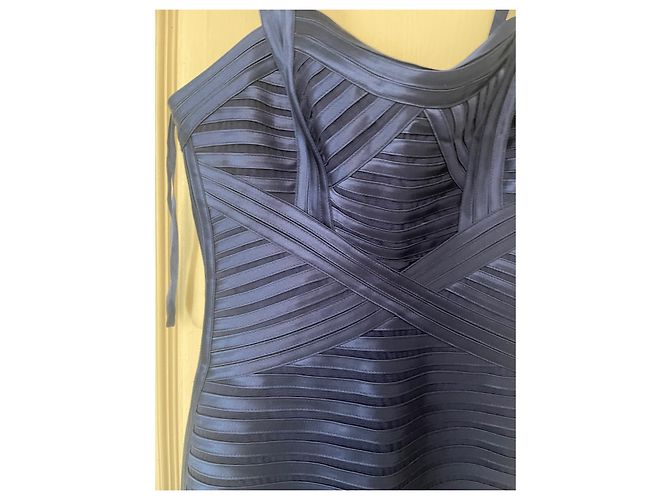 Kleid von Bcbg Max Azria in Navy Blau aus Polyester Marineblau - Ansicht 9