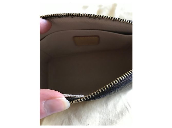 Louis Vuitton Small Case Light Brown Cloth - view 3