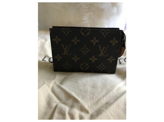 Louis Vuitton Small Case Brown Cloth - view 2