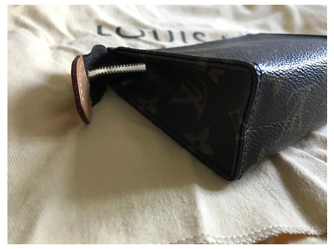 Louis Vuitton Small Case Brown Cloth - view 4
