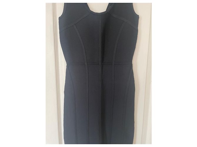 Bandage Kleid Bcbg Max Azria schwarz Viscose XS - Ansicht 3