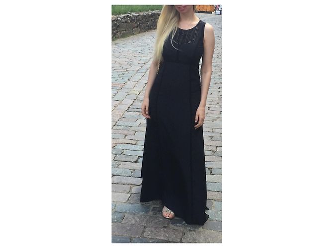 Abito Maxi Nero Iro con Ricami - vista 14
