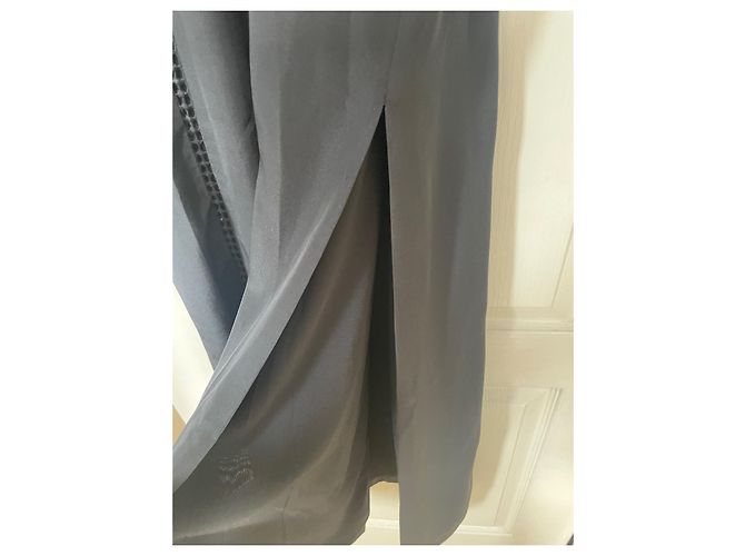 Abito Maxi Nero Iro con Ricami - vista 9