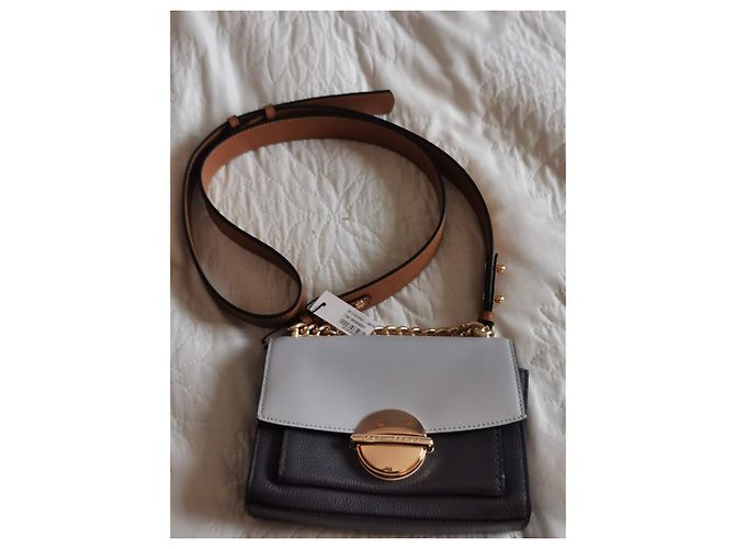 Borsa a tracolla Marc Jacobs in pelle grigia e oro Grigio Grigio antracite Gold hardware - vista 10