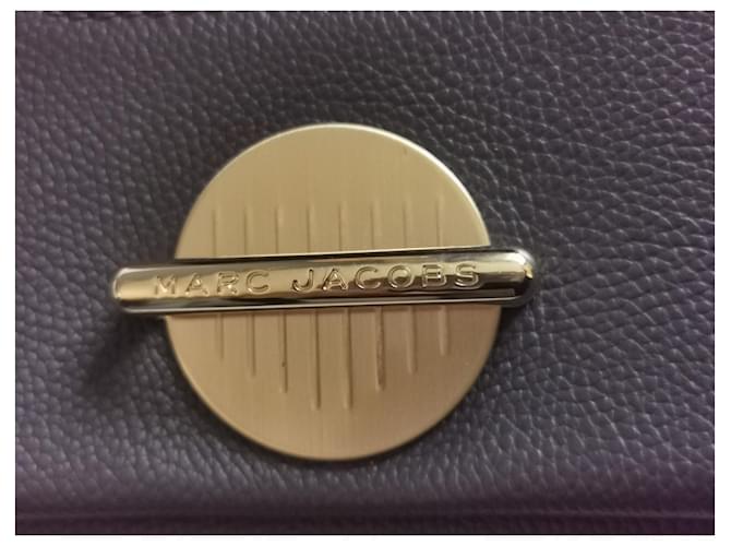 Borsa a tracolla Marc Jacobs in pelle grigia e oro Grigio Grigio antracite Gold hardware - vista 8