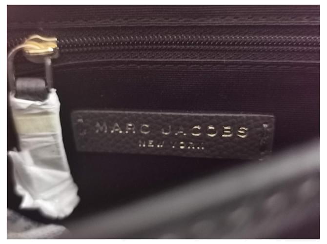 Borsa a tracolla Marc Jacobs in pelle grigia e oro Grigio Grigio antracite Gold hardware - vista 9