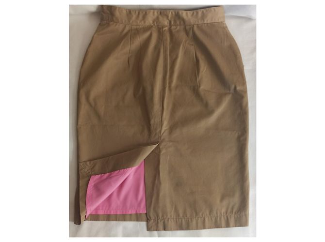 Gonna in cotone beige Dsquared2 - vista 3