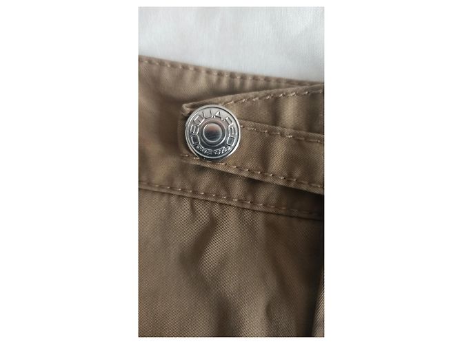Gonna in cotone beige Dsquared2 - vista 7