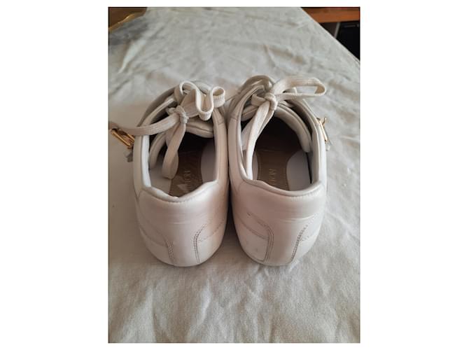 Louis Vuitton Espadrilles aus Leder Eggshell Aus weiß - Ansicht 2