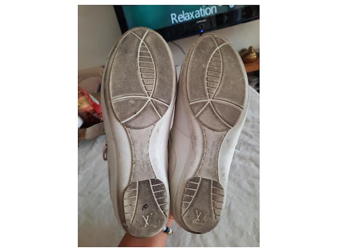 Louis Vuitton Espadrilles aus Leder Eggshell Aus weiß - Ansicht 5