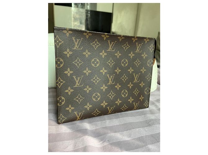 Pochette Louis Vuitton Marrone in Pelle - Ansicht 2