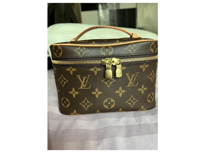 Louis Vuitton Nice mini pencil case Brown - view 2