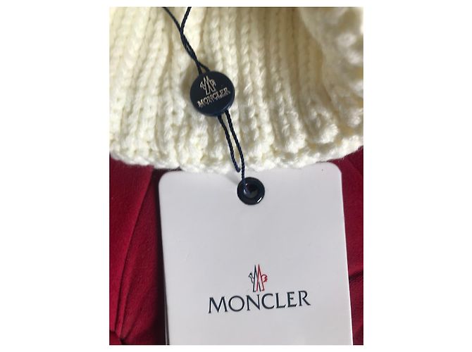 Moncler beanie eggshell wool - view 5