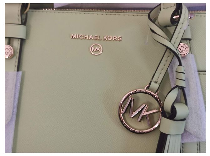 Borsa Michael Kors in pelle verde aloe Verde chiaro - vista 11