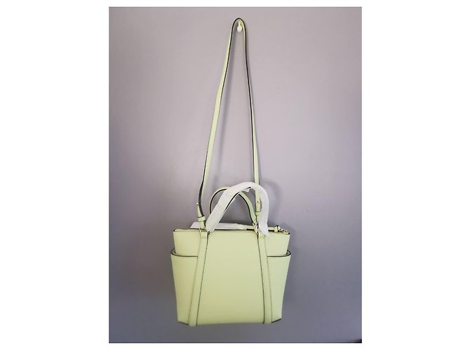Borsa Michael Kors in pelle verde aloe Verde chiaro - vista 12
