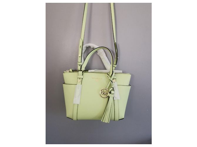 Borsa Michael Kors in pelle verde aloe Verde chiaro - vista 14