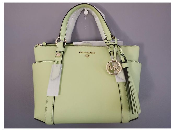 Borsa Michael Kors in pelle verde aloe Verde chiaro - vista 15