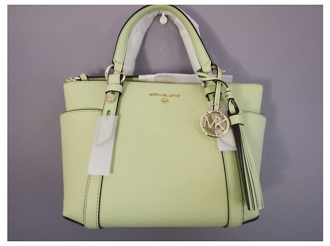 Borsa Michael Kors in pelle verde aloe Verde chiaro - vista 17