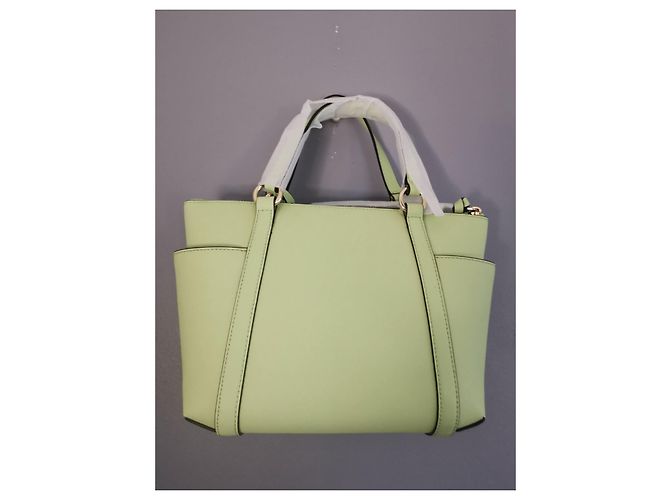 Borsa Michael Kors in pelle verde aloe Verde chiaro - vista 18