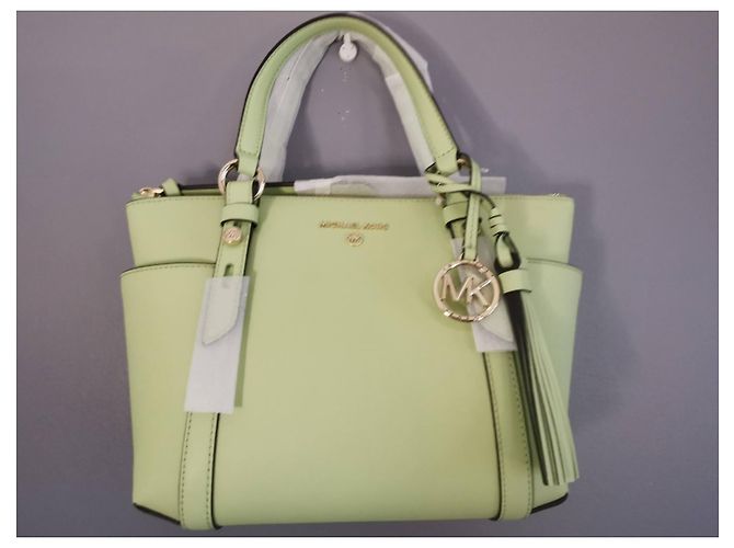 Borsa Michael Kors in pelle verde aloe Verde chiaro - vista 4