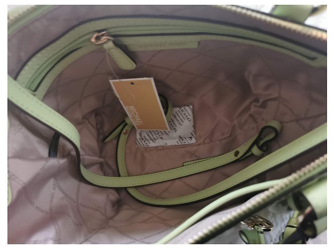 Borsa Michael Kors in pelle verde aloe Verde chiaro - vista 5