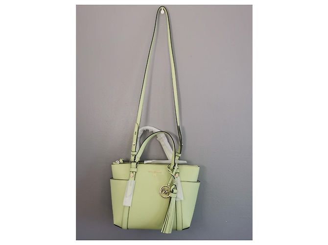 Borsa Michael Kors in pelle verde aloe Verde chiaro - vista 8