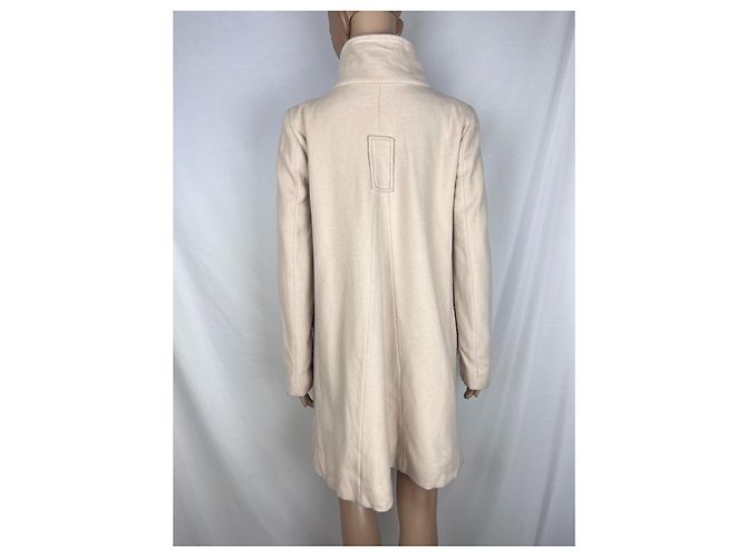 Abrigo Designers Remix Charlotte Eskildsen Beige Cachemira Lana M - vista 2
