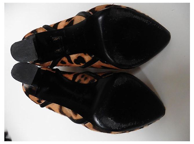 Botines Roberto Cavalli Estampado Leopardo en Piel de Vitello Estampado de leopardo - vista 7