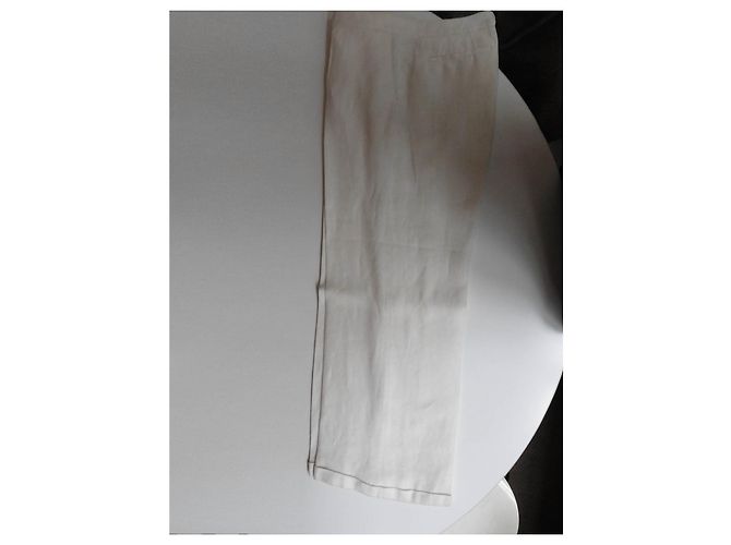 Kenzo Leinenhose Weiß - Ansicht 2