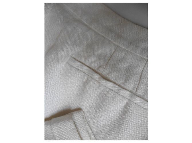 Kenzo Leinenhose Weiß - Ansicht 3