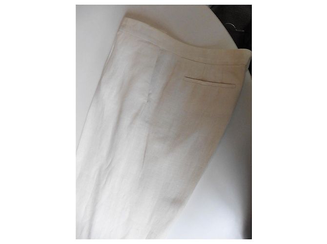 Kenzo Leinenhose Weiß - Ansicht 4
