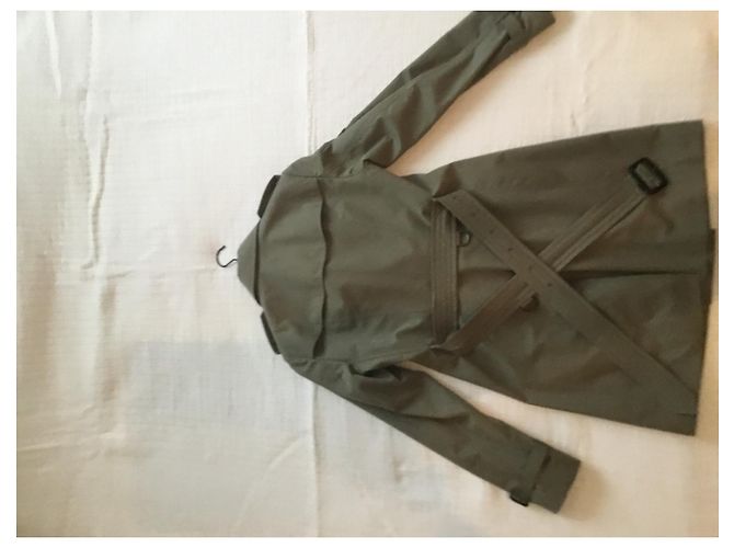 Gabardina Burberry Sandringham de algodón verde tiza Verde oliva - vista 9