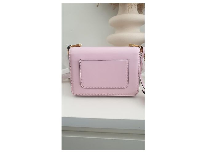 Borsa a mano Versace in pelle rosa - vista 5