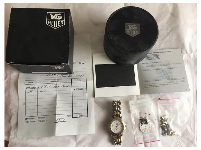 Tag Heuer Uhr Silber Acryl Silber Hardware - Ansicht 6