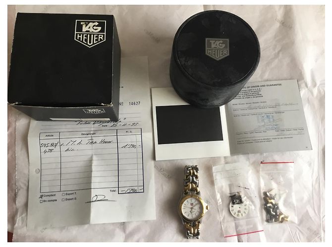 Tag Heuer Uhr Silber Acryl Silber Hardware - Ansicht 7