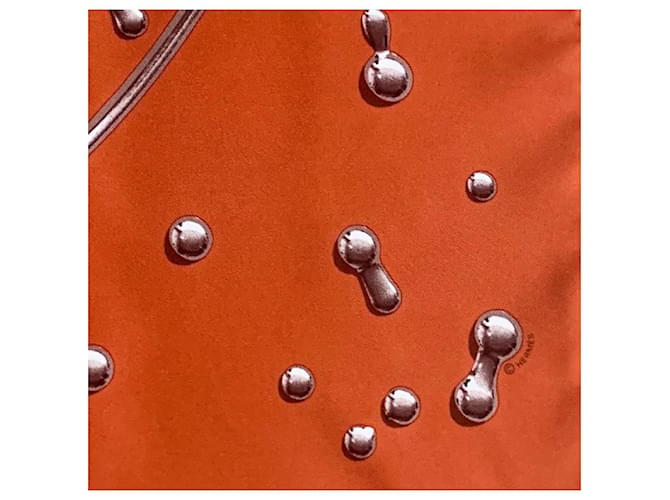 Hermès Vif Argent Square di Dimitri Rybaltchenko Arancione - vista 5