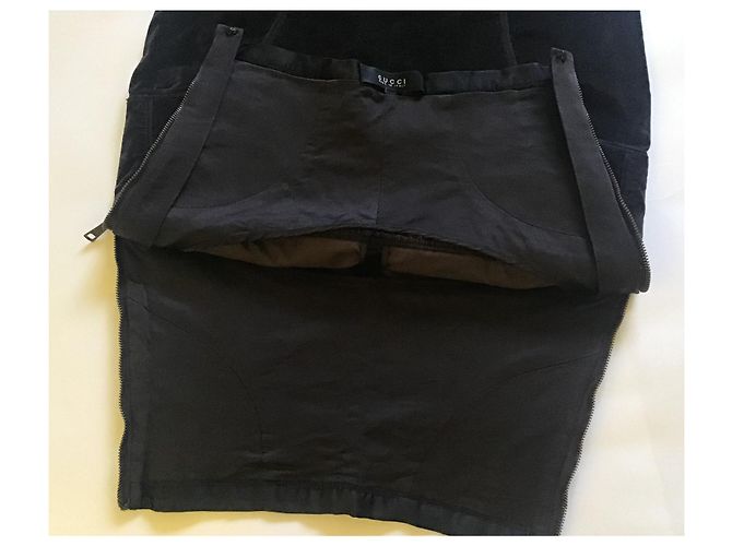Gonna corpo Eunice Gucci Marrone - vista 3