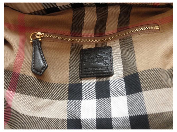 Burberry Handtasche aus Leder Braun - Ansicht 4
