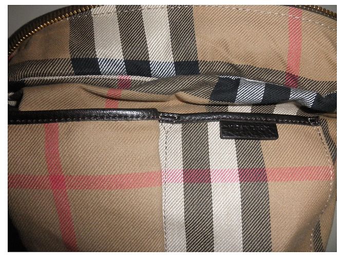 Burberry Handtasche aus Leder Braun - Ansicht 5