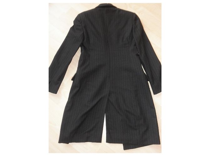 Gabardina Gucci de lana gris oscuro Gris antracita - vista 2