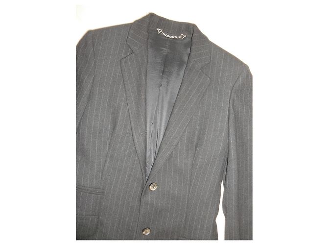 Gabardina Gucci de lana gris oscuro Gris antracita - vista 3