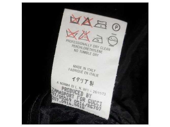 Gabardina Gucci de lana gris oscuro Gris antracita - vista 4