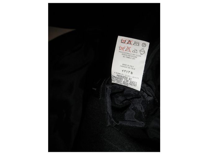 Gabardina Gucci de lana gris oscuro Gris antracita - vista 5