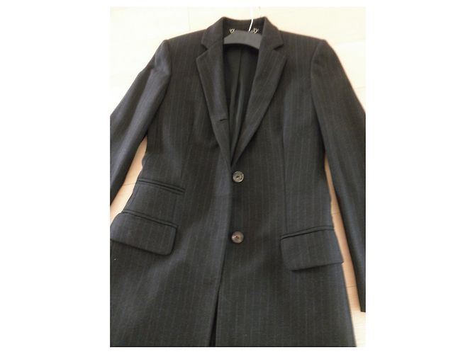 Gabardina Gucci de lana gris oscuro Gris antracita - vista 8