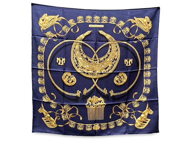 Foulard Hermès Les cavaliers d’or