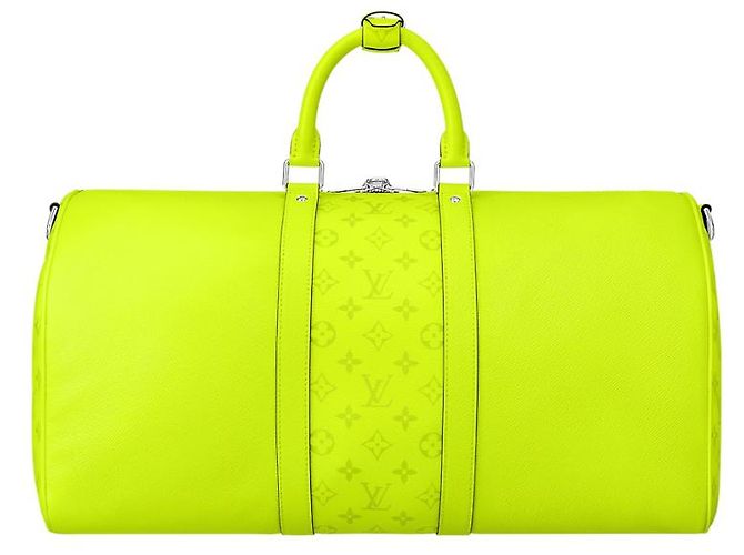 Louis Vuitton LV Keepall Taigarama amarelo novo - vue 2