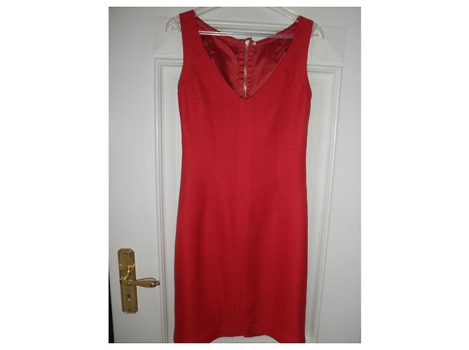 Dolce & Gabbana Kleid Bordeauxrot Viskose - Ansicht 3