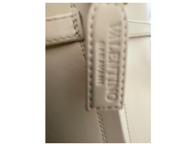 Valentino Garavani Tango Lederstiefel creme - Ansicht 7