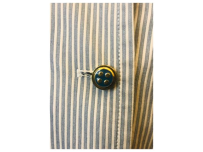 Marc by Marc Jacobs Giacca a righe Marc Jacobs Bianco Blu chiaro - vista 4